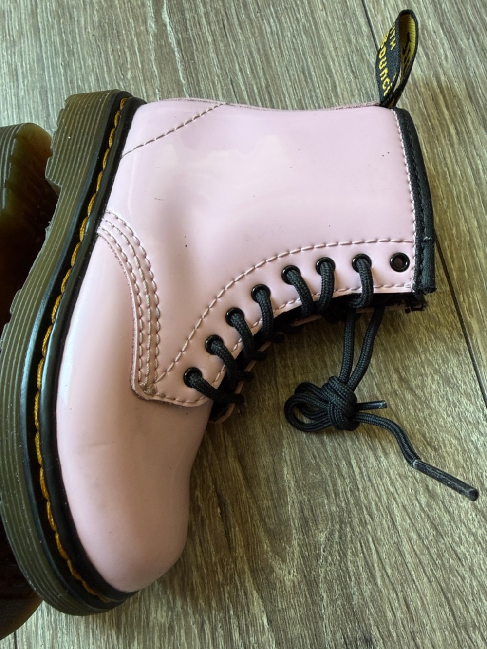 Dr.Martens light pink 1460 boots - Picture 6 of 7